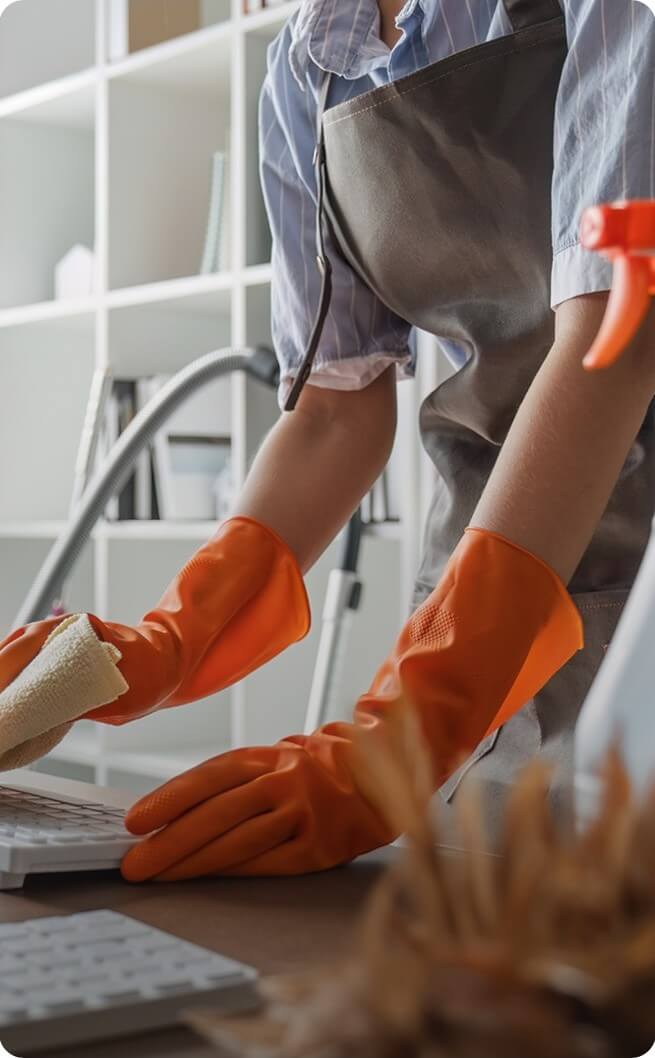 Professional cleaning service result